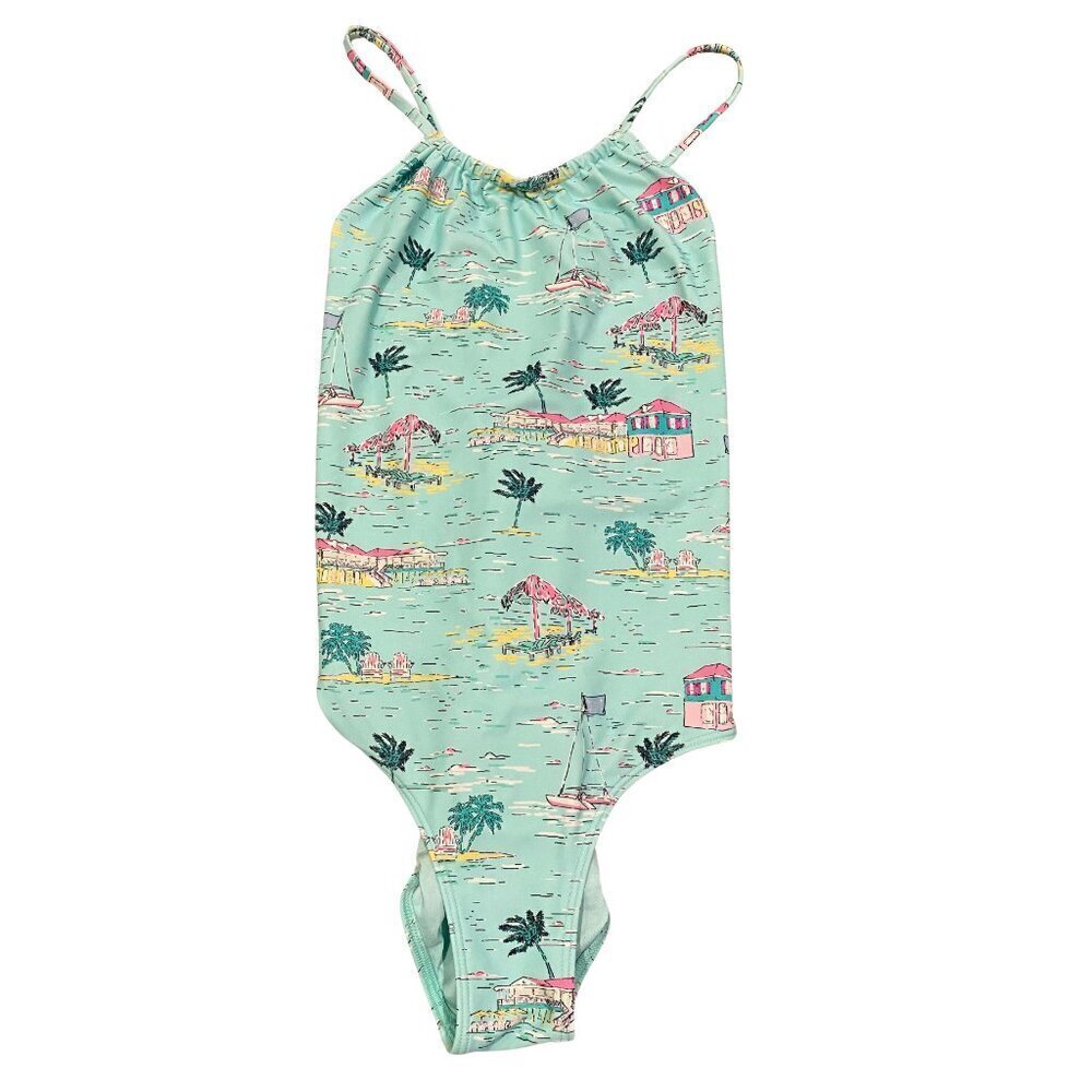Vineyard Vines Girl's Beach Theme One Piece Swimsuit